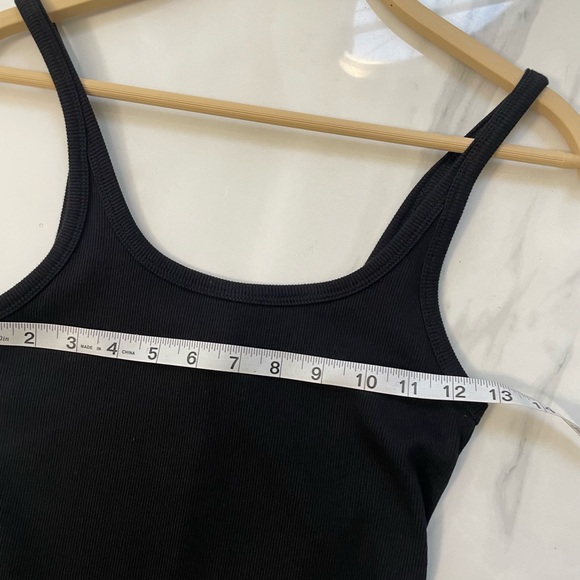 Ribbed Black Coquette Fairycore Whimsigoth Sleeveless spaghetti Dress size XS - Picture 2 of 9